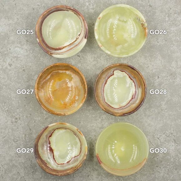 Green Onyx Ring Dish Trinket Bowl - Picture 5 of 5